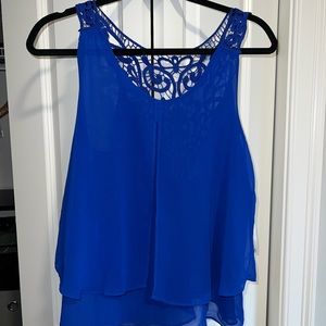 Blue tank top